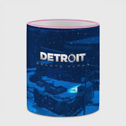 Кружка 3D Detroit: Become Human, цвет: 3D-розовый кант — фото 2