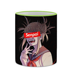 Кружка 3D Senpai My Hero Academia, цвет: 3D-светло-зеленый кант — фото 2