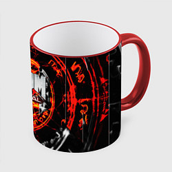 Кружка 3D DOOM ETERNAL, цвет: 3D-красный кант