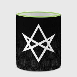 Кружка 3D BRING ME THE HORIZON, цвет: 3D-светло-зеленый кант — фото 2