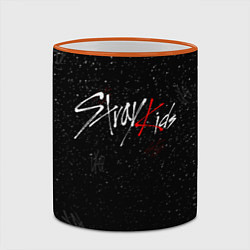 Кружка 3D STRAY KIDS, цвет: 3D-оранжевый кант — фото 2