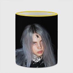 Кружка 3D BILLIE EILISH с Пауком, цвет: 3D-желтый кант — фото 2