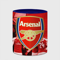 Кружка 3D Arsenal, цвет: 3D-белый + синий — фото 2