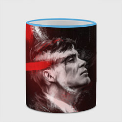 Кружка 3D Peaky Blinders Thomas Shelby, цвет: 3D-небесно-голубой кант — фото 2