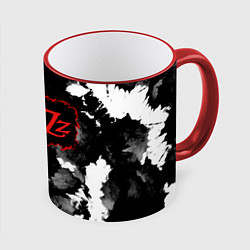 Кружка 3D Князь Анархия спина, цвет: 3D-красный кант