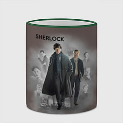 Кружка 3D Sherlock, цвет: 3D-зеленый кант — фото 2
