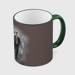 Кружка 3D Sherlock, цвет: 3D-зеленый кант
