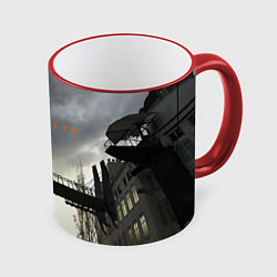 Кружка 3D HALF LIFE, цвет: 3D-красный кант