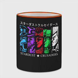 Кружка 3D JoJo Bizarre Adventure, цвет: 3D-оранжевый кант — фото 2