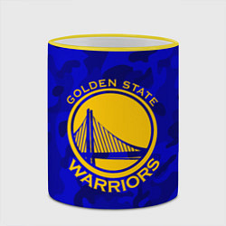 Кружка 3D GOLDEN STATE WARRIORS, цвет: 3D-желтый кант — фото 2