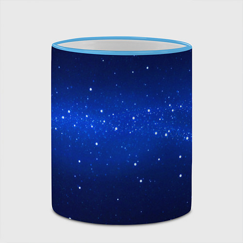 Кружка цветная BLUE STARRY SKY / 3D-Небесно-голубой кант – фото 2