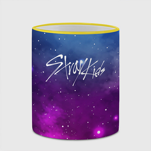 Кружка цветная STRAY KIDS / 3D-Желтый кант – фото 2