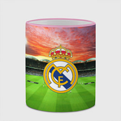 Кружка 3D FC Real Madrid, цвет: 3D-розовый кант — фото 2