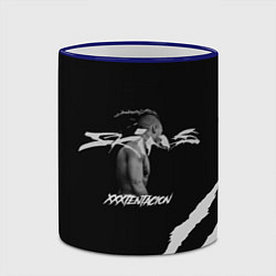 Кружка 3D XXXTENTACION SKINS, цвет: 3D-синий кант — фото 2