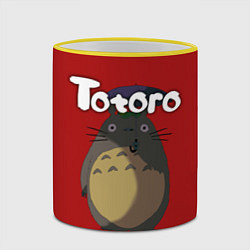 Кружка 3D Totoro, цвет: 3D-желтый кант — фото 2