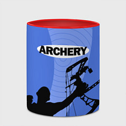 Кружка 3D Archery, цвет: 3D-белый + красный — фото 2