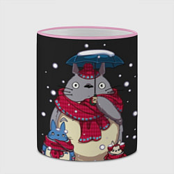 Кружка 3D My Neighbor Totoro, цвет: 3D-розовый кант — фото 2