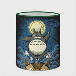 Кружка 3D My Neighbor Totoro, цвет: 3D-зеленый кант — фото 2