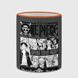 Кружка 3D One Piece, цвет: 3D-оранжевый кант — фото 2