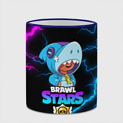 Кружка 3D BRAWL STARS LEON SHARK, цвет: 3D-синий кант — фото 2