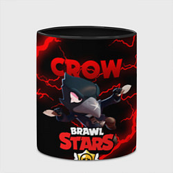 Кружка 3D BRAWL STARS CROW, цвет: 3D-белый + черный — фото 2