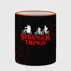 Кружка 3D STRANGER THINGS, цвет: 3D-оранжевый кант — фото 2