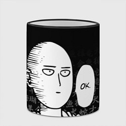 Кружка 3D ONE-PUNCH MAN, цвет: 3D-черный кант — фото 2