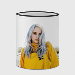 Кружка 3D BILLIE EILISH, цвет: 3D-черный кант — фото 2