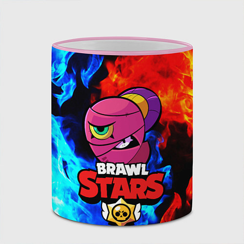 Кружка цветная BRAWL STARS TARA / 3D-Розовый кант – фото 2