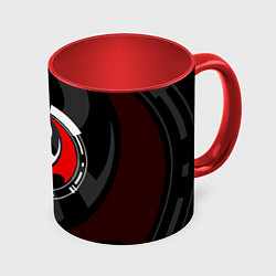 Кружка 3D MONOKUMA DANGANRONPA, цвет: 3D-белый + красный