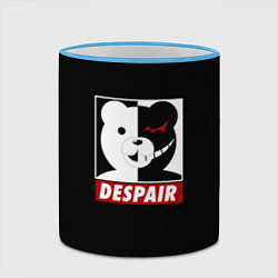 Кружка 3D Monokuma, цвет: 3D-небесно-голубой кант — фото 2