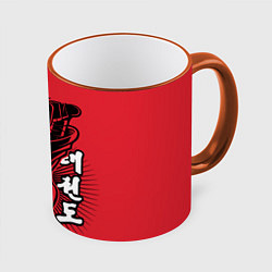 Кружка 3D TKD, цвет: 3D-оранжевый кант