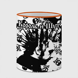 Кружка 3D Король и Шут, цвет: 3D-оранжевый кант — фото 2