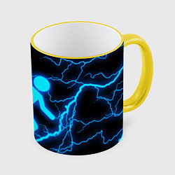 Кружка 3D PORTAL, цвет: 3D-желтый кант