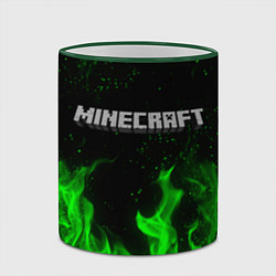Кружка 3D MINECRAFT, цвет: 3D-зеленый кант — фото 2