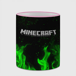 Кружка 3D MINECRAFT, цвет: 3D-розовый кант — фото 2