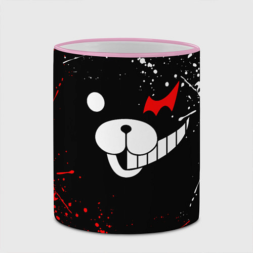 Кружка цветная MONOKUMA / 3D-Розовый кант – фото 2