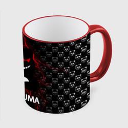 Кружка 3D MONOKUMA, цвет: 3D-красный кант