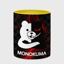 Кружка 3D MONOKUMA, цвет: 3D-белый + желтый — фото 2