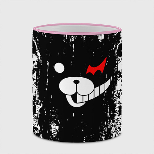 Кружка цветная MONOKUMA / 3D-Розовый кант – фото 2