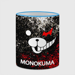 Кружка 3D MONOKUMA, цвет: 3D-небесно-голубой кант — фото 2