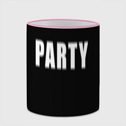 Кружка 3D Hard PARTY, цвет: 3D-розовый кант — фото 2
