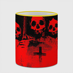 Кружка 3D Анархия, цвет: 3D-желтый кант — фото 2