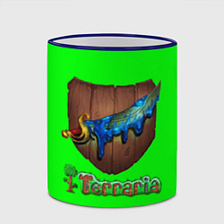 Кружка 3D Terraria, цвет: 3D-синий кант — фото 2