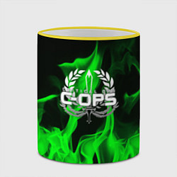 Кружка 3D C-OPSCRITICAL OPS, цвет: 3D-желтый кант — фото 2