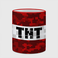 Кружка 3D MINECRAFT TNT, цвет: 3D-красный кант — фото 2
