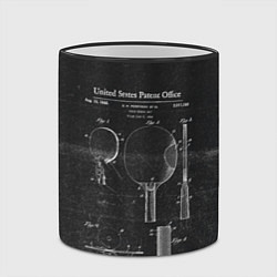 Кружка 3D Настольный теннис, цвет: 3D-черный кант — фото 2