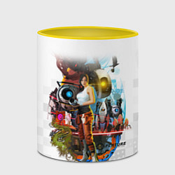 Кружка 3D PORTAL, цвет: 3D-белый + желтый — фото 2