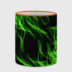Кружка 3D TOXIC FLAME, цвет: 3D-оранжевый кант — фото 2