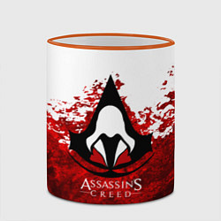 Кружка 3D Assasin's creed, цвет: 3D-оранжевый кант — фото 2